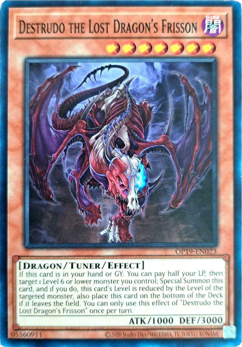 Destrudo the Lost Dragon's Frisson [OP19-EN023] Common | Deep Dive Games St. Marys