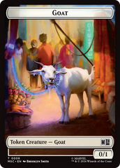 Soldier // Goat Double-Sided Token [Marvel Super Heroes Commander Tokens] | Deep Dive Games St. Marys