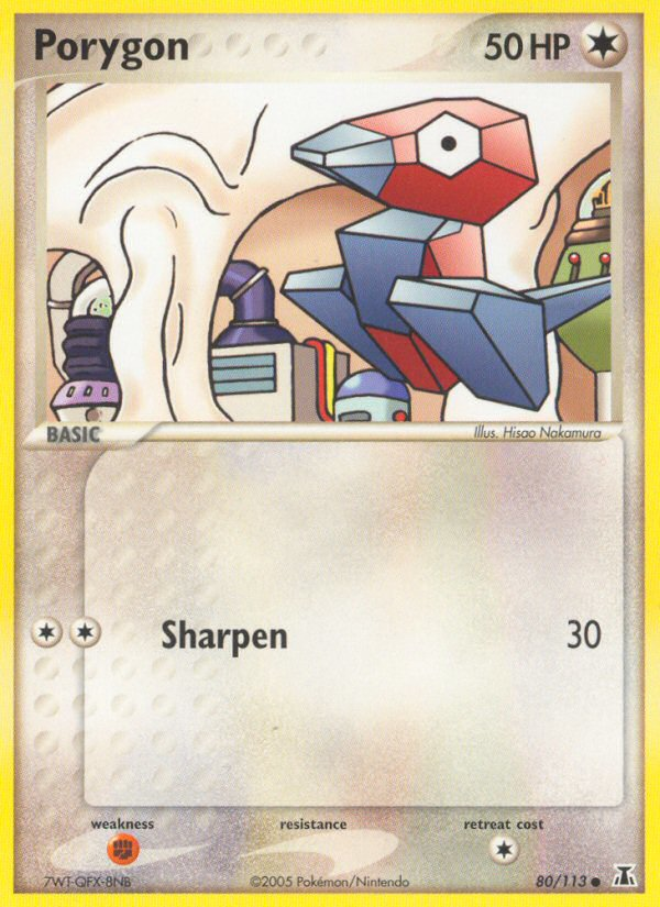 Porygon (80/113) [EX: Delta Species] | Deep Dive Games St. Marys