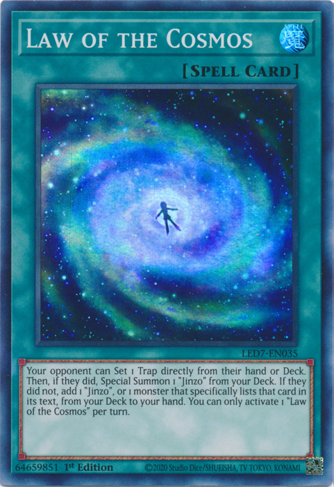 Law of the Cosmos [LED7-EN035] Super Rare | Deep Dive Games St. Marys