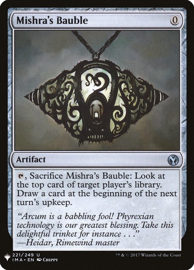 Mishra's Bauble [Mystery Booster] | Deep Dive Games St. Marys