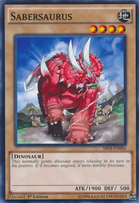 Sabersaurus [SR04-EN004] Common | Deep Dive Games St. Marys