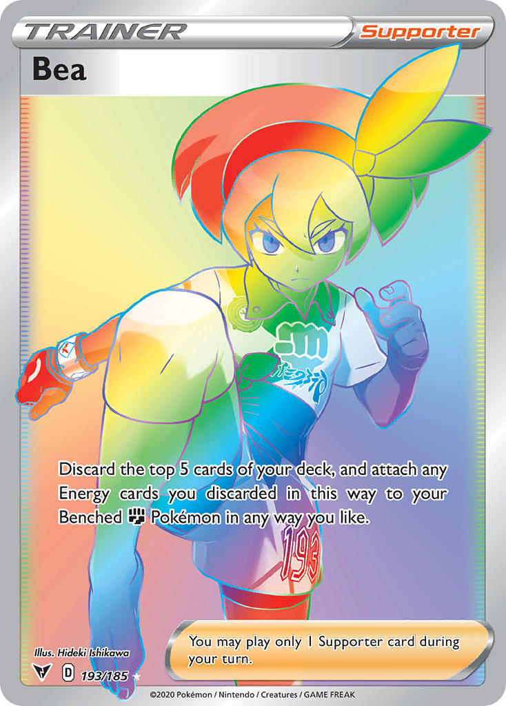 Bea (193/185) [Sword & Shield: Vivid Voltage] | Deep Dive Games St. Marys