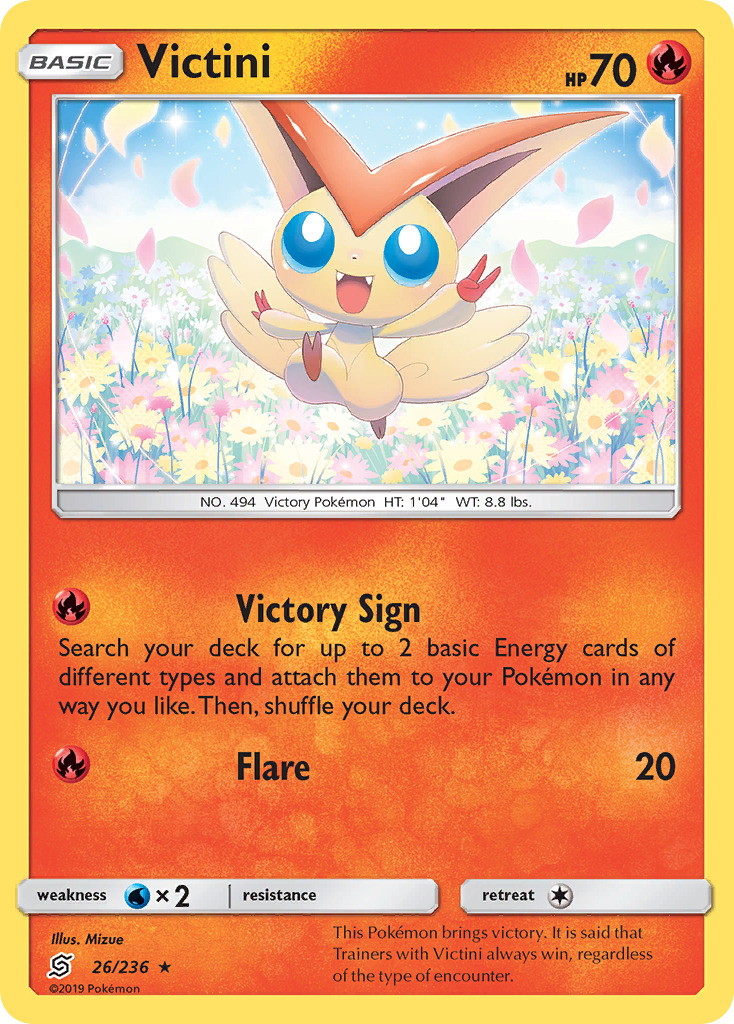 Victini (26/236) [Sun & Moon: Unified Minds] | Deep Dive Games St. Marys