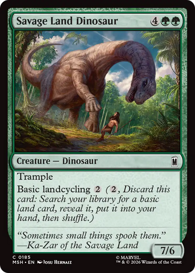 Savage Land Dinosaur [Marvel Super Heroes] | Deep Dive Games St. Marys