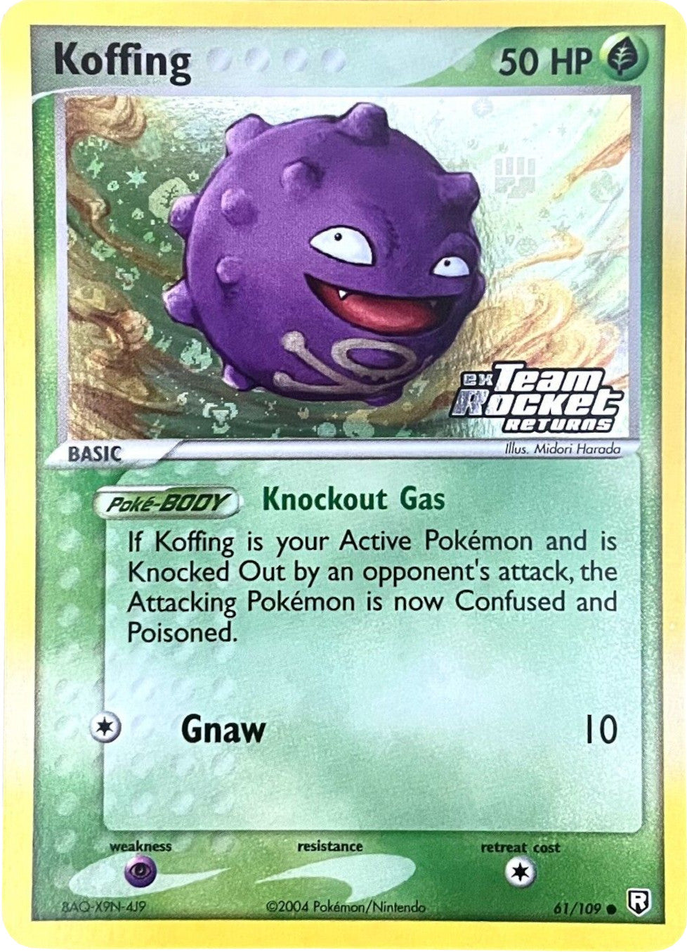 Koffing (61/109) (Stamped) [EX: Team Rocket Returns] | Deep Dive Games St. Marys