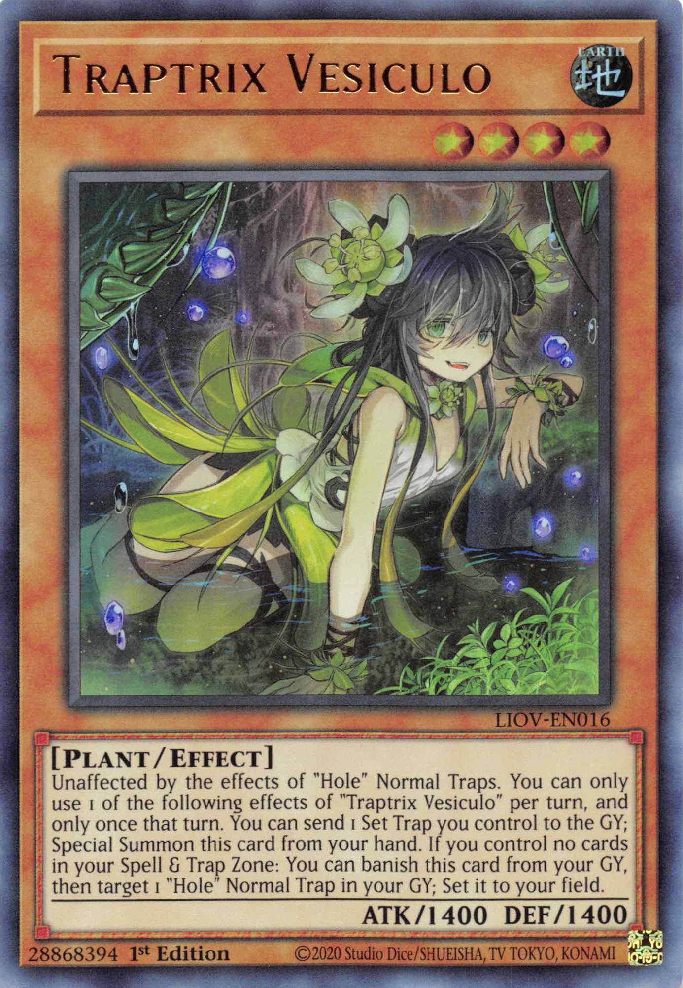 Traptrix Vesiculo [LIOV-EN016] Ultra Rare | Deep Dive Games St. Marys