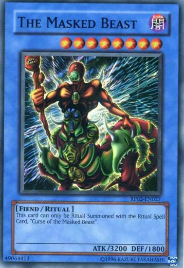 The Masked Beast [RP02-EN027] Super Rare | Deep Dive Games St. Marys