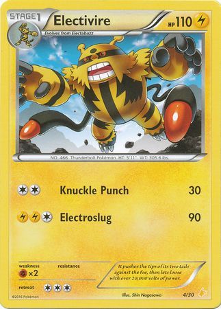Electivire (4/30) [XY: Trainer Kit 3 - Pikachu Libre] | Deep Dive Games St. Marys