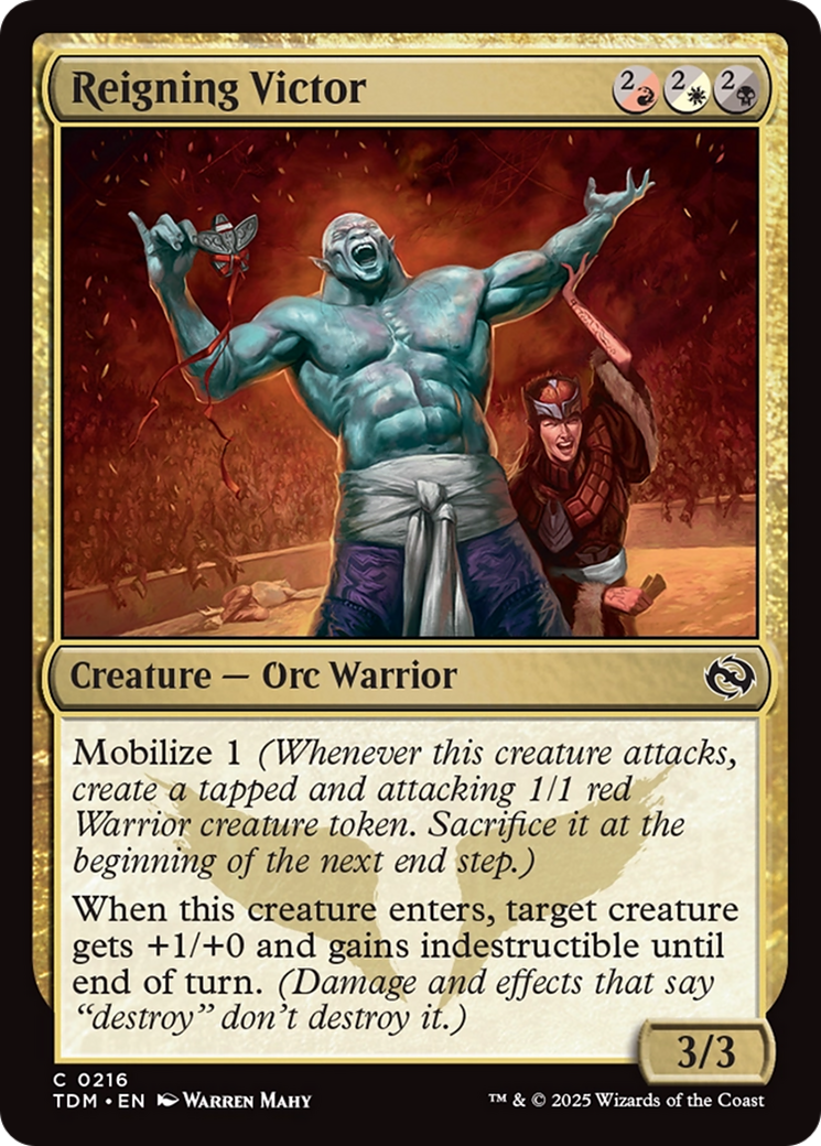 Reigning Victor [Tarkir: Dragonstorm] | Deep Dive Games St. Marys