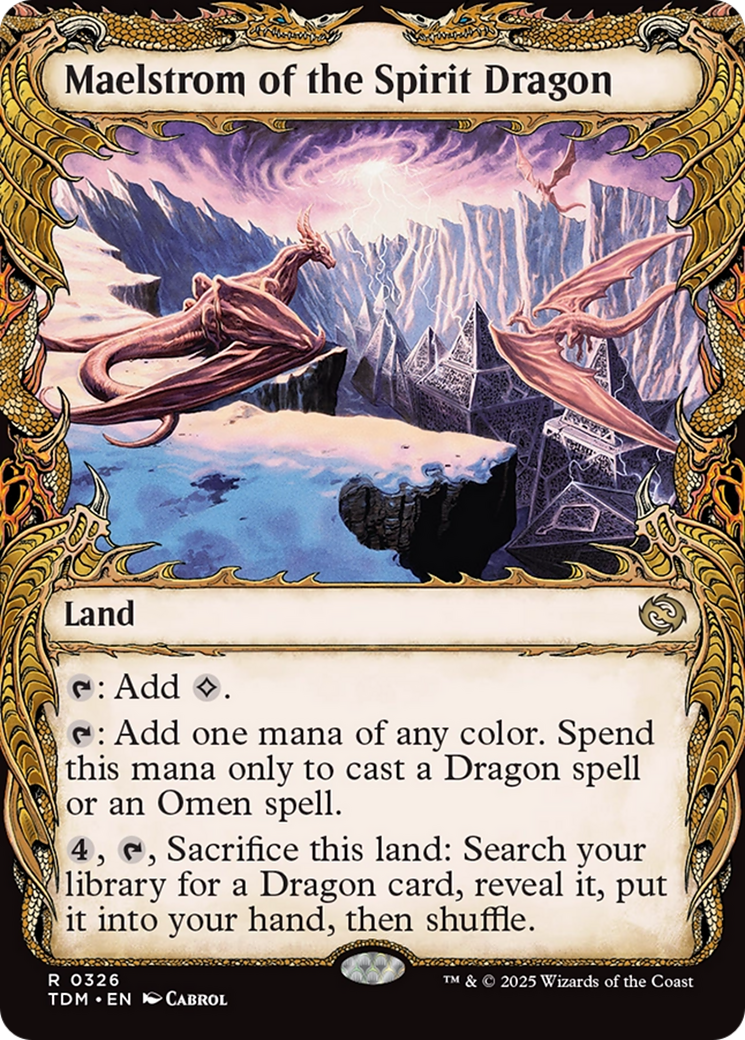 Maelstrom of the Spirit Dragon (Showcase) [Tarkir: Dragonstorm] | Deep Dive Games St. Marys