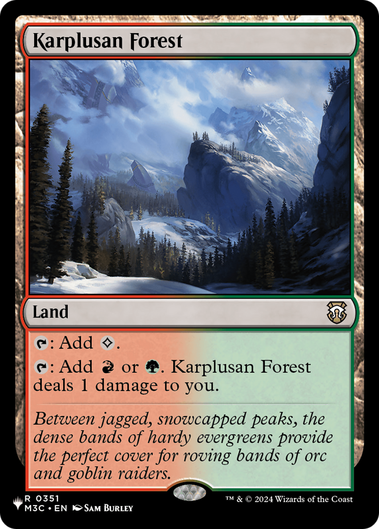 Karplusan Forest (M3C) [The List] | Deep Dive Games St. Marys