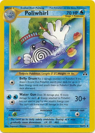 Poliwhirl (44/75) [Neo Discovery Unlimited] | Deep Dive Games St. Marys