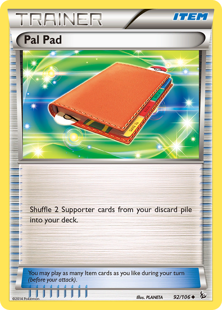Pal Pad (92/106) [XY: Flashfire] | Deep Dive Games St. Marys