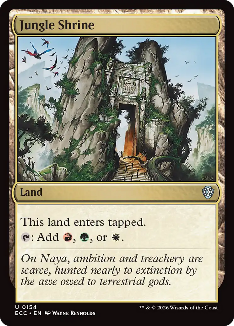 Jungle Shrine [Lorwyn Eclipsed Commander] | Deep Dive Games St. Marys