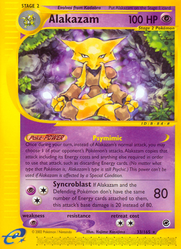 Alakazam (33/165) [Expedition: Base Set] | Deep Dive Games St. Marys