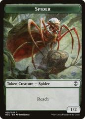 Treasure // Spider Double-Sided Token [The List] | Deep Dive Games St. Marys