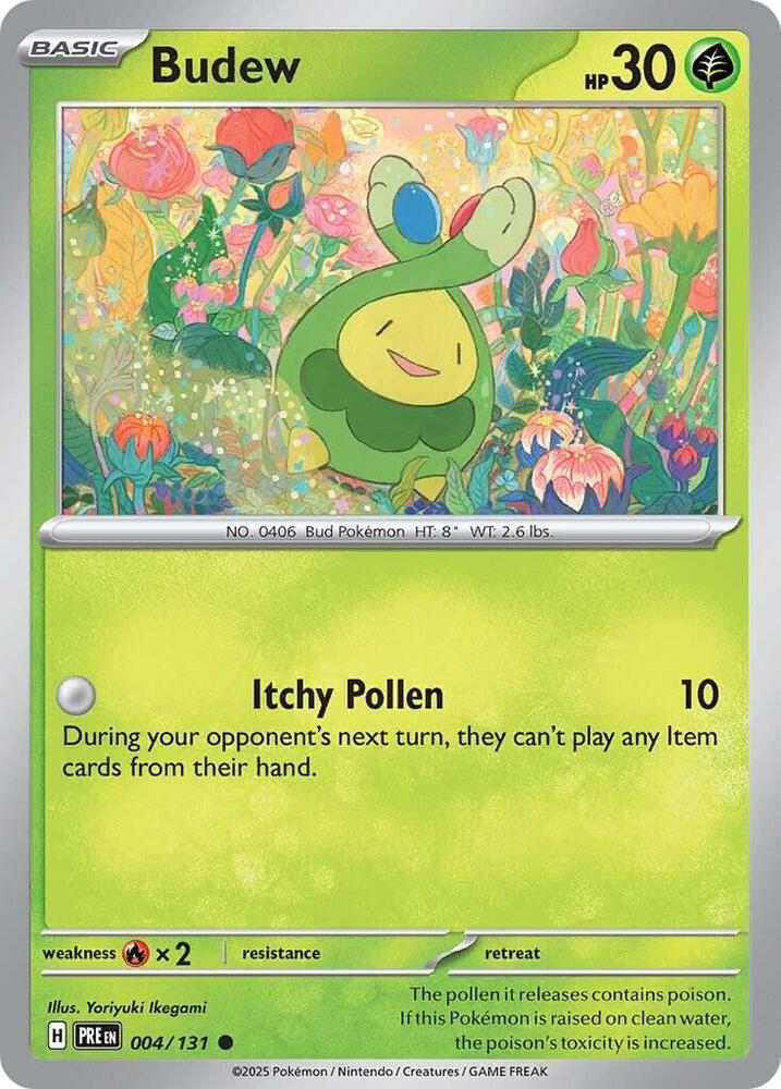 Budew (004/131) [Scarlet & Violet: Prismatic Evolutions] | Deep Dive Games St. Marys