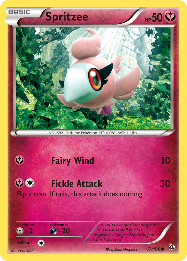 Spritzee (67/106) [XY: Flashfire] | Deep Dive Games St. Marys