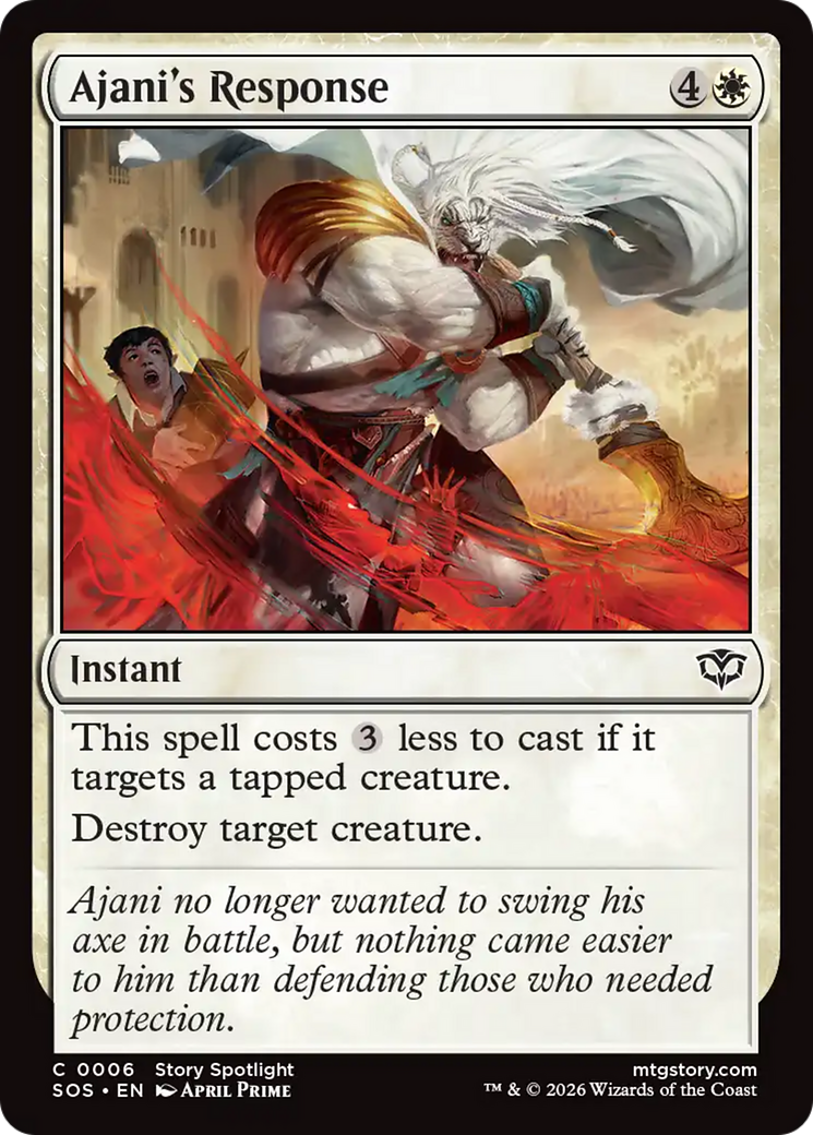 Ajani's Response [Secrets of Strixhaven] | Deep Dive Games St. Marys
