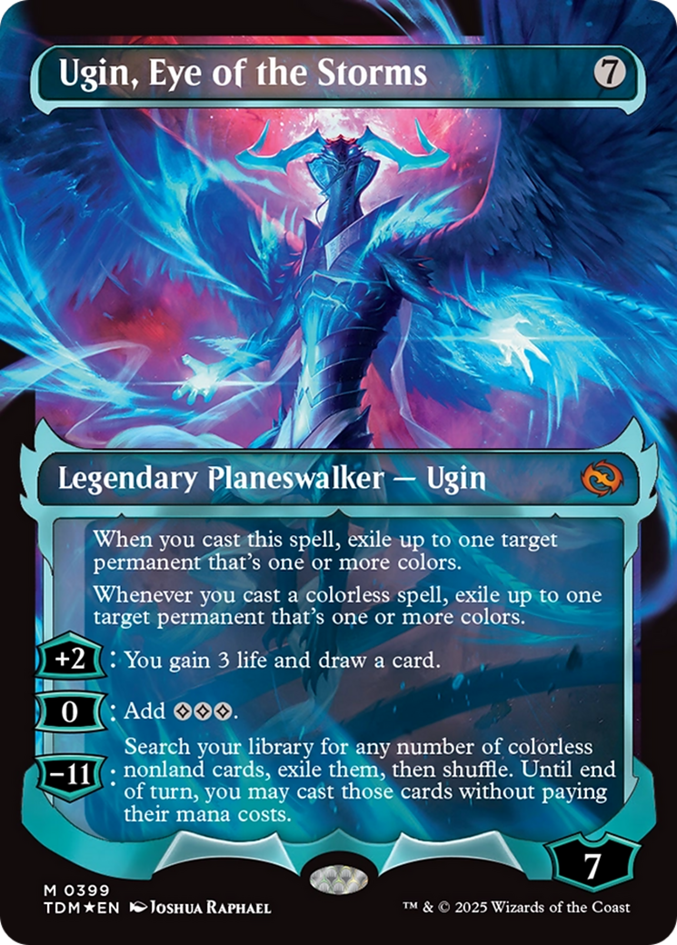 Ugin, Eye of the Storms (Showcase) [Tarkir: Dragonstorm] | Deep Dive Games St. Marys