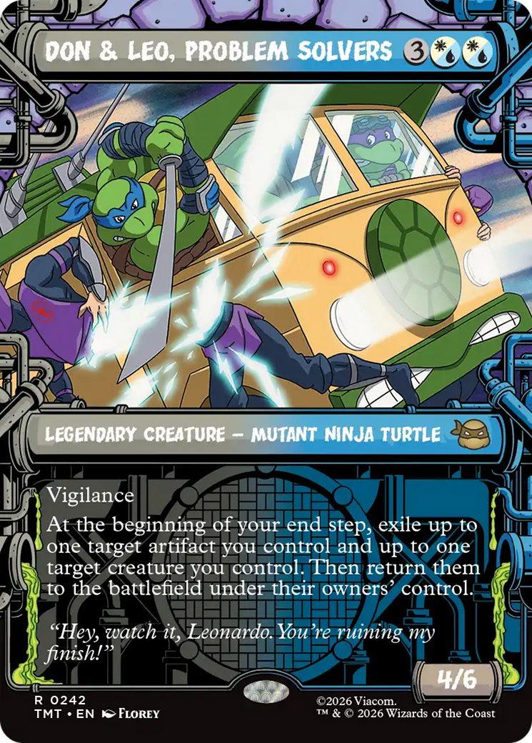 Don & Leo, Problem Solvers (Showcase) [Teenage Mutant Ninja Turtles] | Deep Dive Games St. Marys