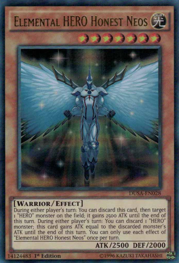 Elemental Hero Honest Neos [DUSA-EN028] Ultra Rare | Deep Dive Games St. Marys