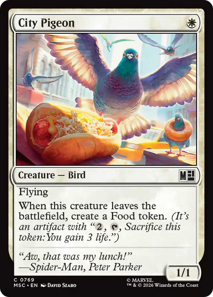 City Pigeon [Marvel Super Heroes Commander] | Deep Dive Games St. Marys