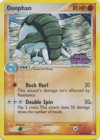 Donphan (40/110) (Stamped) [EX: Holon Phantoms] | Deep Dive Games St. Marys