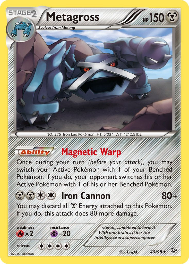 Metagross (49/98) (Theme Deck Exclusive) [XY: Ancient Origins] | Deep Dive Games St. Marys