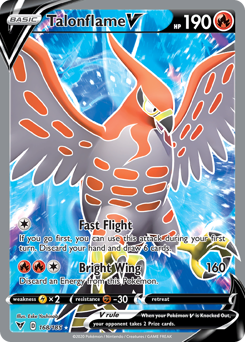 Talonflame V (168/185) [Sword & Shield: Vivid Voltage] | Deep Dive Games St. Marys