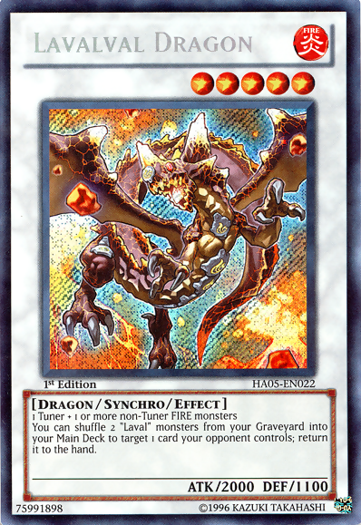 Lavalval Dragon [HA05-EN022] Secret Rare | Deep Dive Games St. Marys