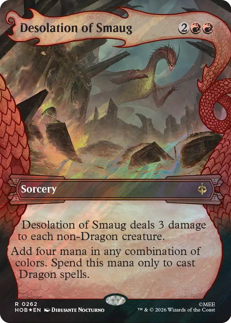 Desolation of Smaug (Showcase) (Surge Foil) [The Hobbit] | Deep Dive Games St. Marys