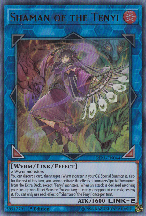 Shaman of the Tenyi [RIRA-EN044] Ultra Rare | Deep Dive Games St. Marys