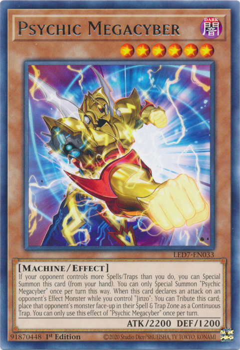 Psychic Megacyber [LED7-EN033] Rare | Deep Dive Games St. Marys