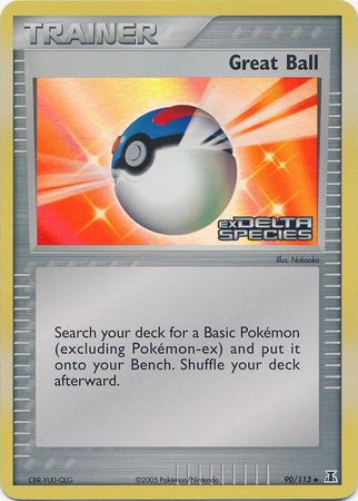 Great Ball (90/113) (Stamped) [EX: Delta Species] | Deep Dive Games St. Marys