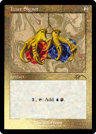 Izzet Signet (Retro) (Foil Etched) [Secret Lair Drop Series] | Deep Dive Games St. Marys