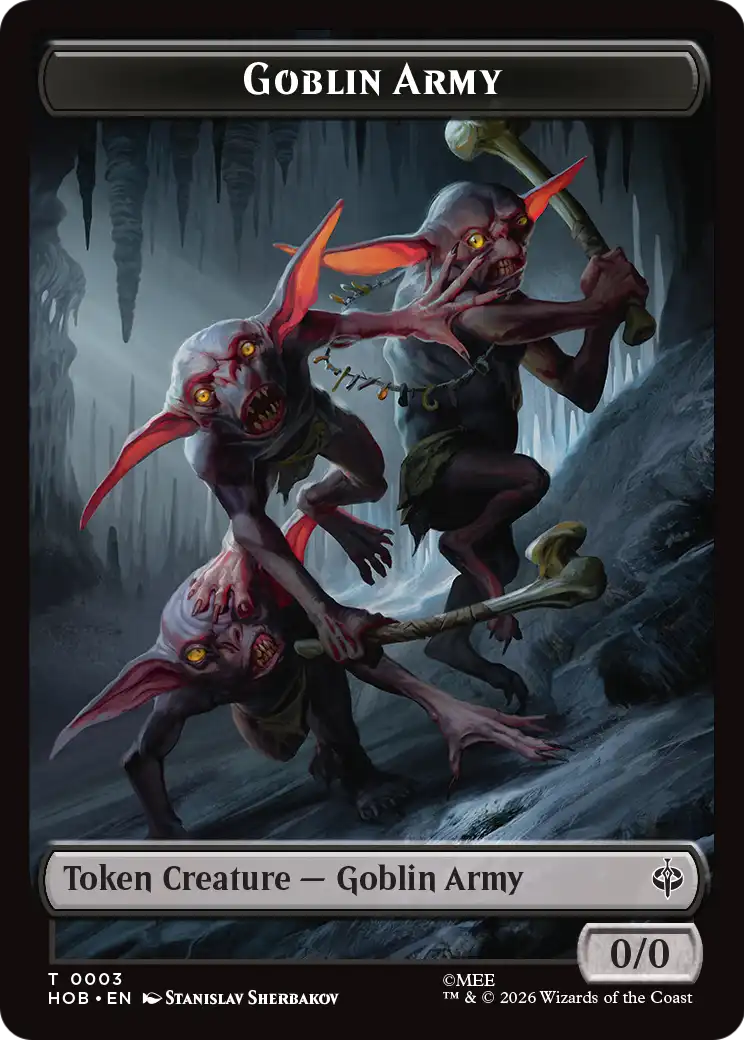 Goblin Army (0003) // Wolf Double-Sided Token [The Hobbit Tokens] | Deep Dive Games St. Marys