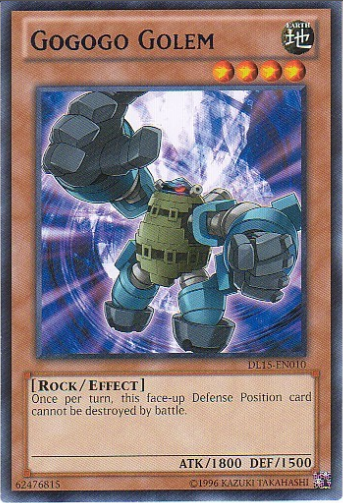 Gogogo Golem (Blue) [DL15-EN010] Rare | Deep Dive Games St. Marys
