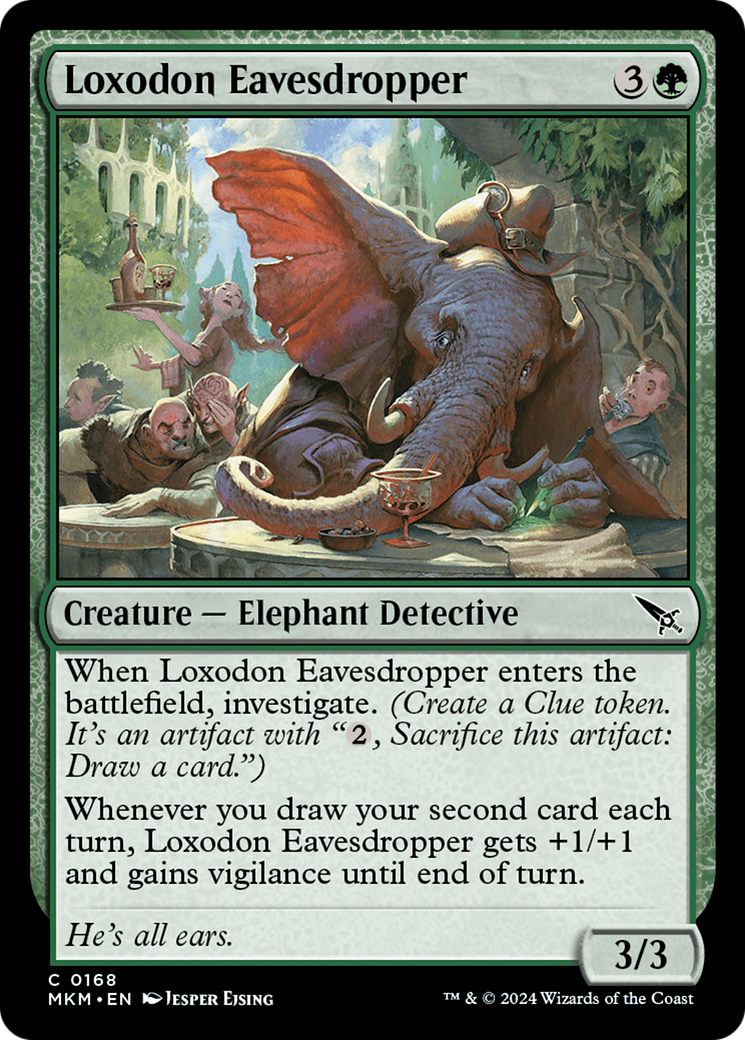 Loxodon Eavesdropper [Murders at Karlov Manor] | Deep Dive Games St. Marys