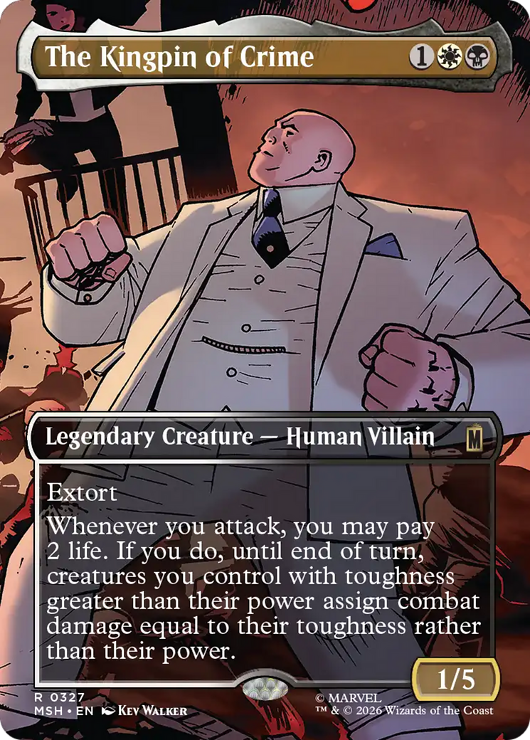 The Kingpin of Crime (Borderless) (0327) [Marvel Super Heroes] | Deep Dive Games St. Marys