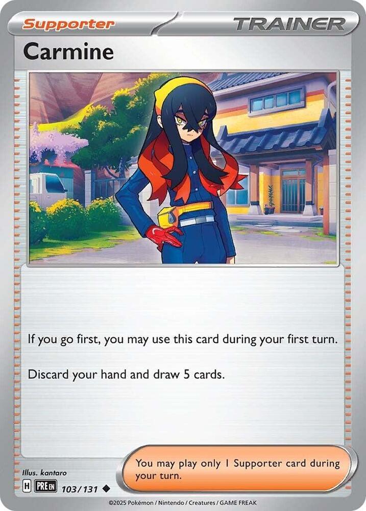 Carmine (103/131) [Scarlet & Violet: Prismatic Evolutions] | Deep Dive Games St. Marys