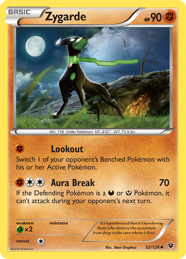 Zygarde (52/124) [XY: Fates Collide] | Deep Dive Games St. Marys