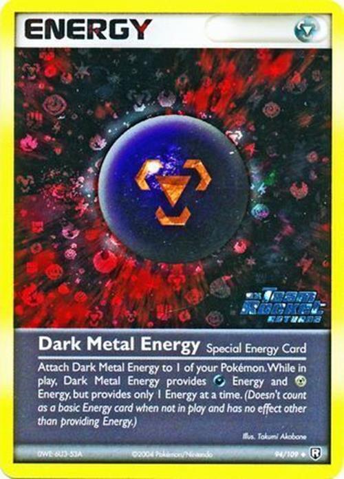 Dark Metal Energy (94/109) (Stamped) [EX: Team Rocket Returns] | Deep Dive Games St. Marys