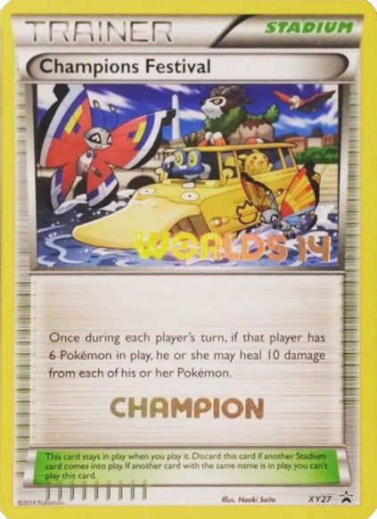 Champions Festival (XY27) (2014 Champion) [XY: Black Star Promos] | Deep Dive Games St. Marys