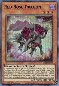 Red Rose Dragon (Blue) [LDS2-EN108] Ultra Rare | Deep Dive Games St. Marys