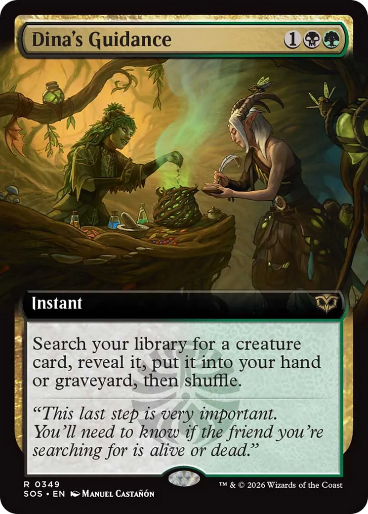 Dina's Guidance (Extended Art) [Secrets of Strixhaven] | Deep Dive Games St. Marys