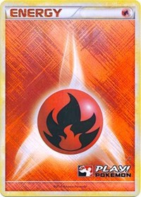 Fire Energy (2010 Play Pokemon Promo) [League & Championship Cards] | Deep Dive Games St. Marys