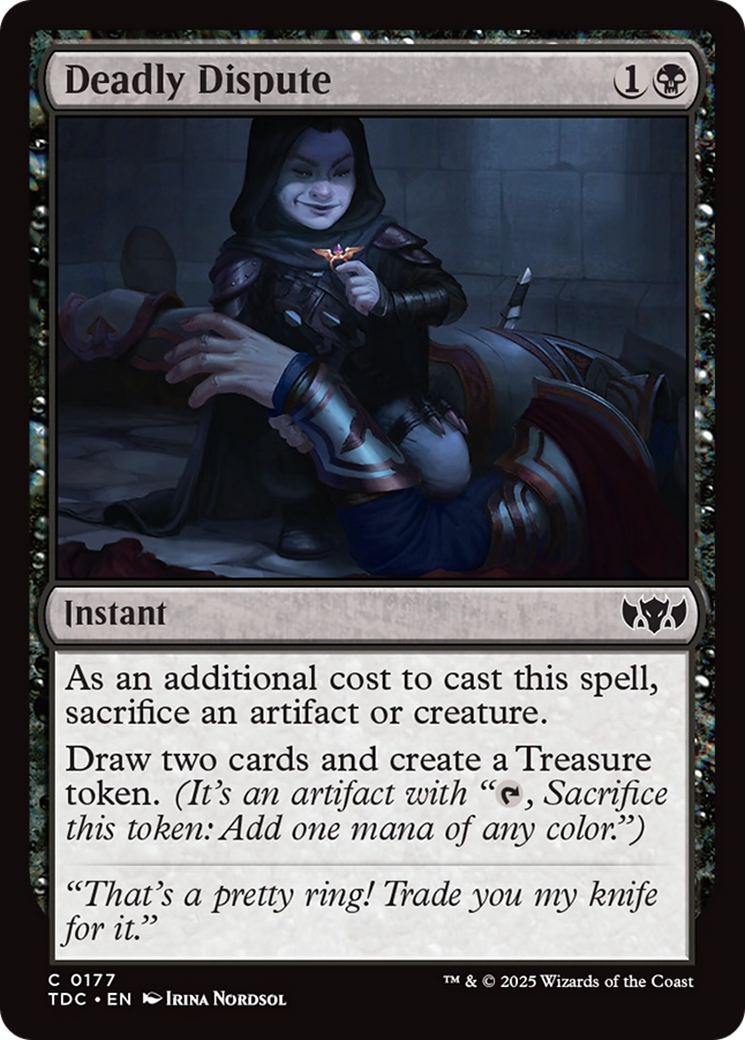 Deadly Dispute [Tarkir: Dragonstorm Commander] | Deep Dive Games St. Marys