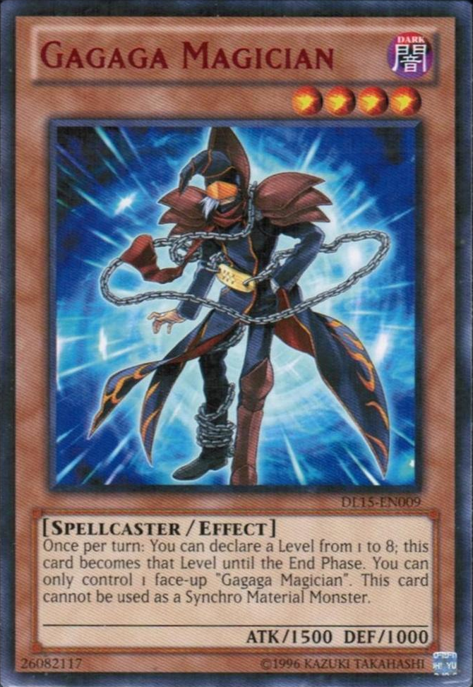 Gagaga Magician (Red) [DL15-EN009] Rare | Deep Dive Games St. Marys